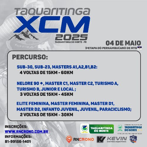 evento: TAQUARATINGA XCM 